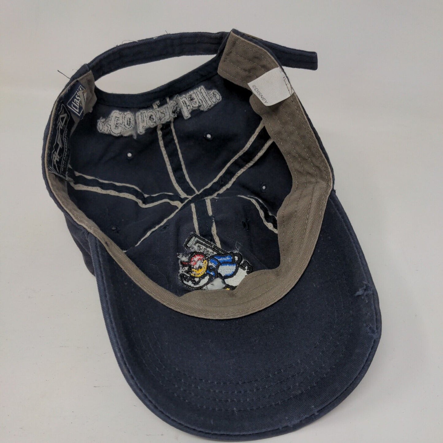 Donald Duck Slideback Hat Blue Classic Cut Go Home Ball 6 Panel Ahead