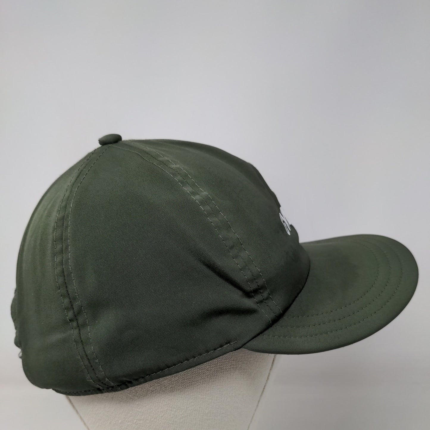 Gymshark Slideback Hat Green One Size Adjustable 6 Panel Polyester Blend