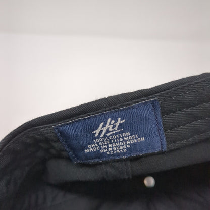 Not A Hugger Slideback Hat Black One Size Adjustable Embroidered Hit