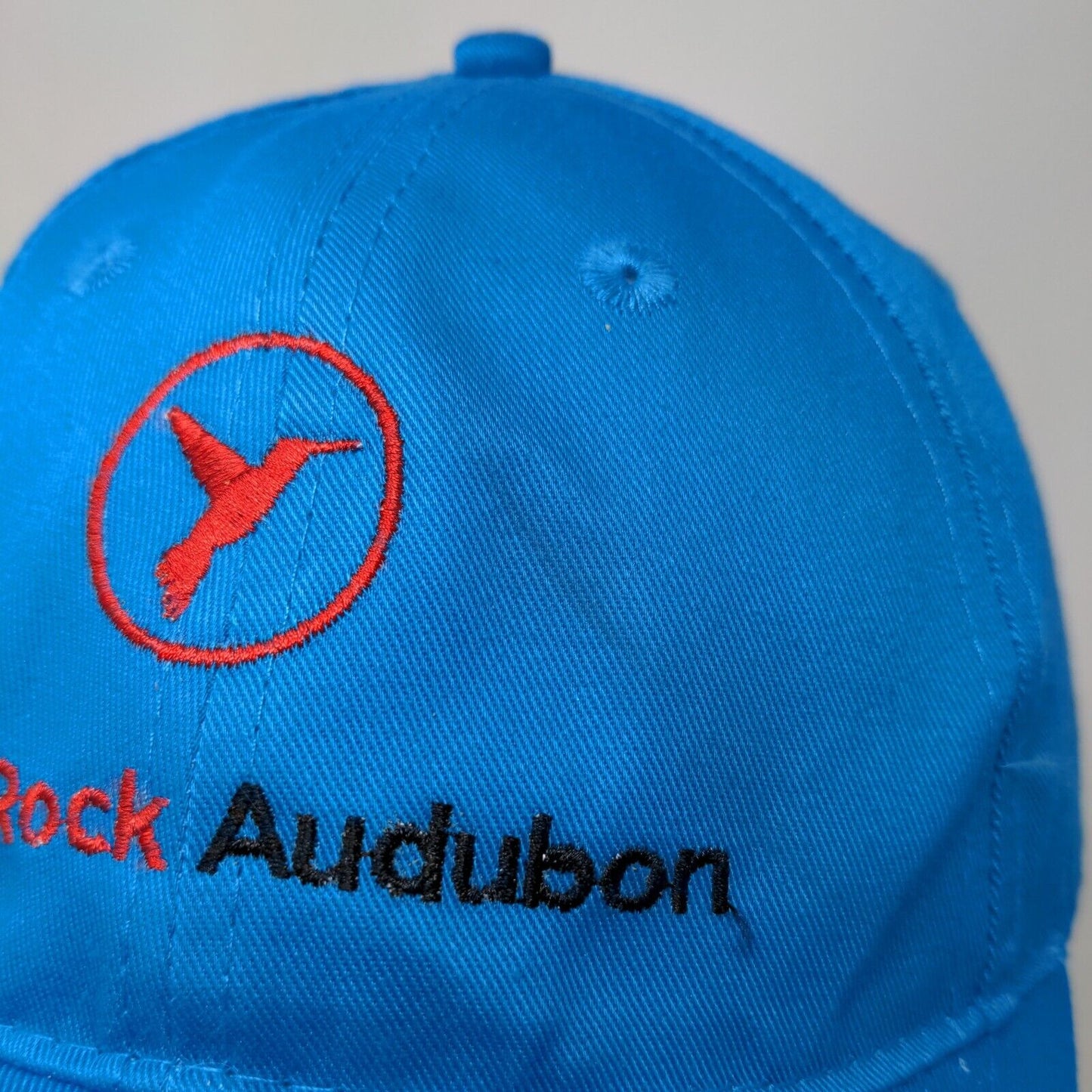 Red Rock Audubon Strapback Hat Blue One Size Embroidered Port & Company