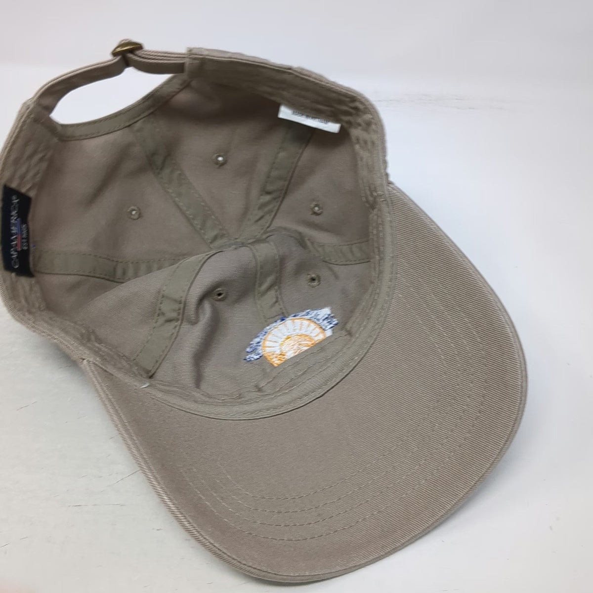 Cap America Baseball Cap Beige OSFM Boston Children's Hospital Blood Donor Hat