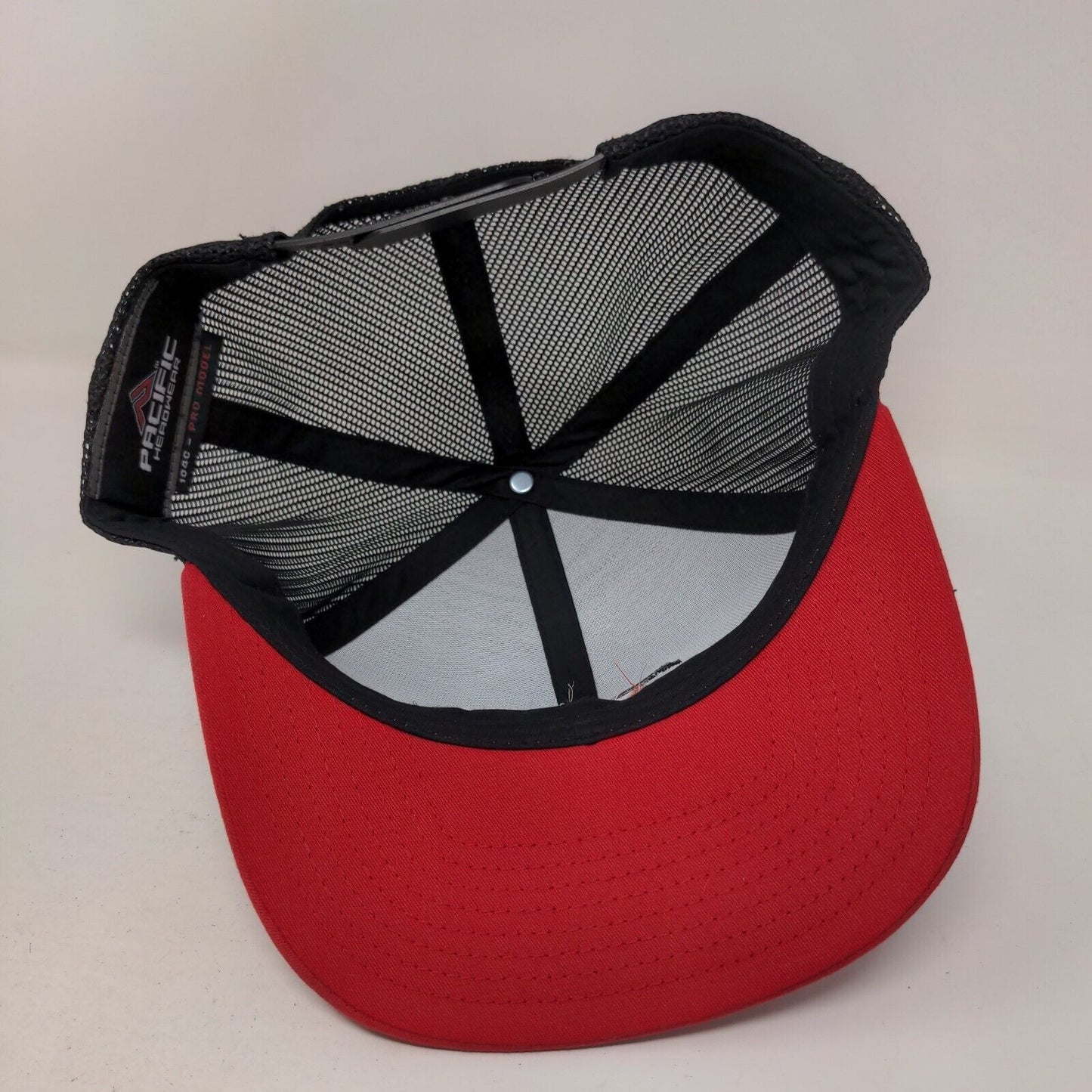 Old South Peach Snapback Mesh Back Trucker Hat Multi One Size Colorblock