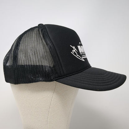 Otto Trucker Hat Black One Size Maui Wave Riders Hawaii Mesh Snapback Surfer