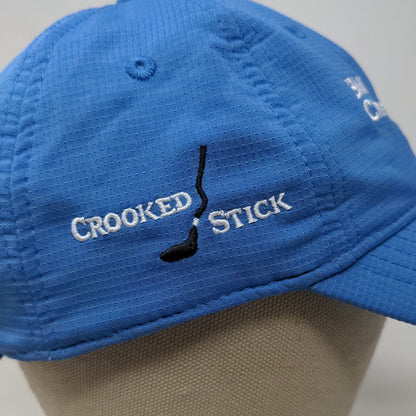 Ahead Men's Strapback Hat Blue Embroidered Crooked Stick BMW Championship Logo