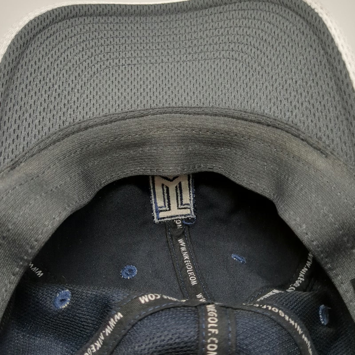 Nike Baseball Cap Blue White One Size Tiger Woods TW Logo Golf Strapback Hat