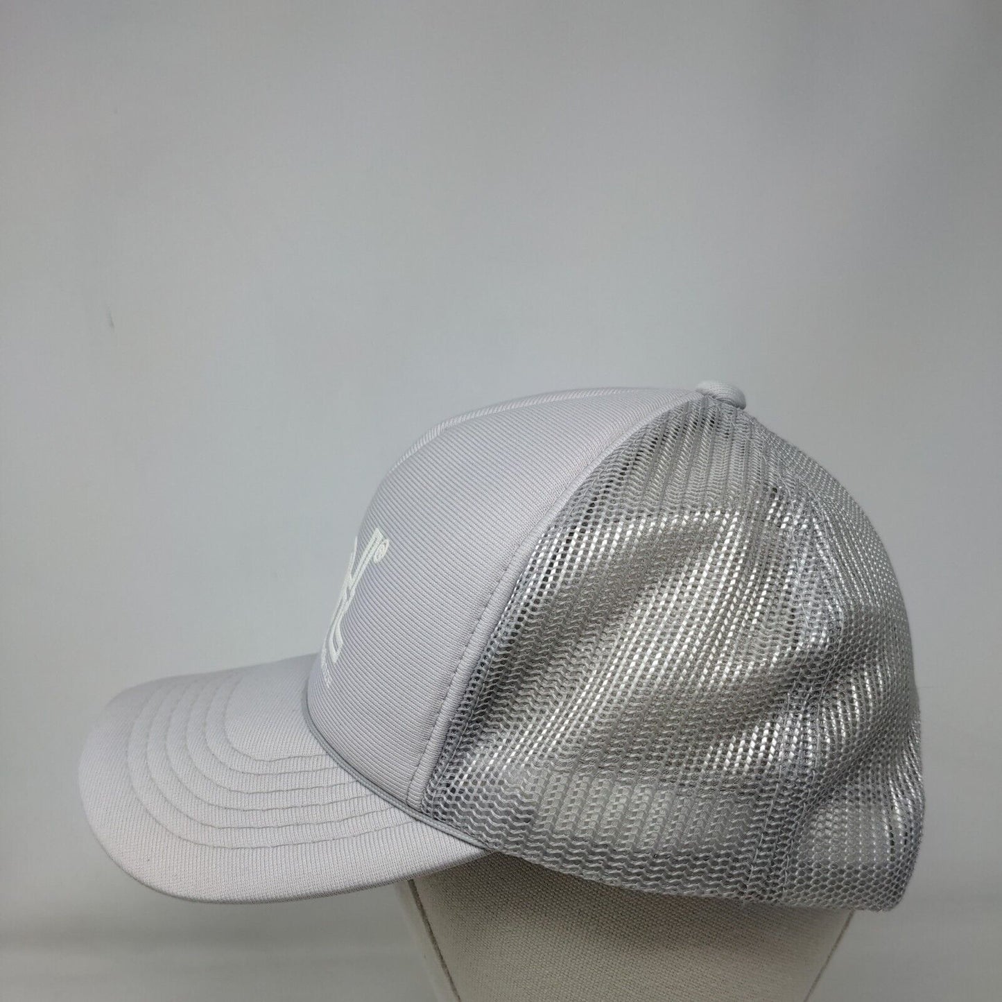 tsmt A Commitment To Excellence Snapback Trucker Hat Gray OSFA Mesh Back