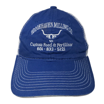 Brookhaven Milling Co. Snapback Trucker Hat Multicolor OSFM Adjustable Mesh Back