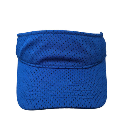 Augusta Sportswear Sun Visor Hat Blue OS Adjustable Strap Lightweight Blank