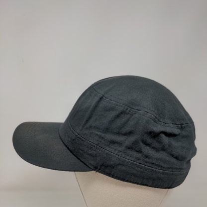 Unbranded Strapback Army Cap Black One Size Adjustable Lightweight Blank