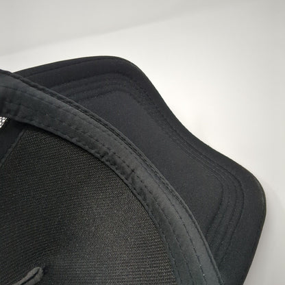 Alright Stay Groovy Snapback Trucker Hat Black One Size Adjustable Mesh Back