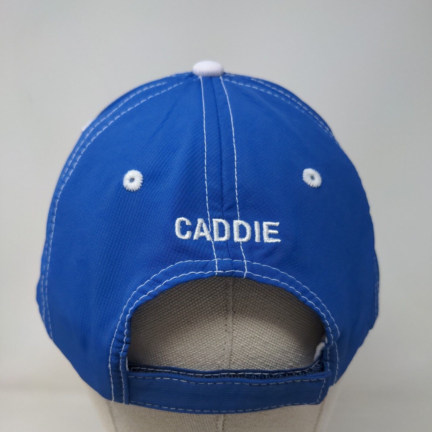 US Kids Golf Tournament Players Association Caddie Strapback Hat Blue One Size