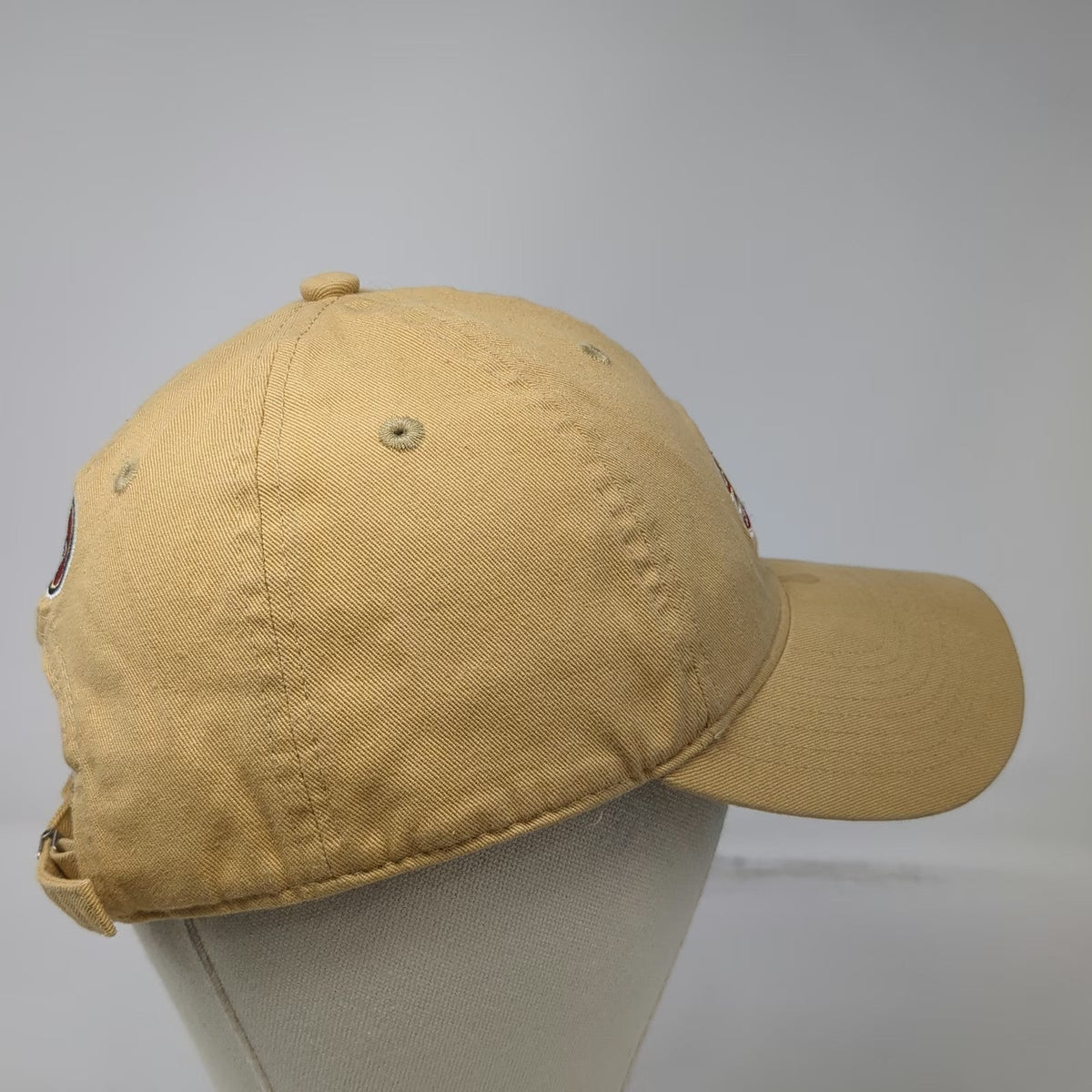 San Francisco 49ers NFL Hat Brown One Size Slideback Embroidered Logo Cotton Cap