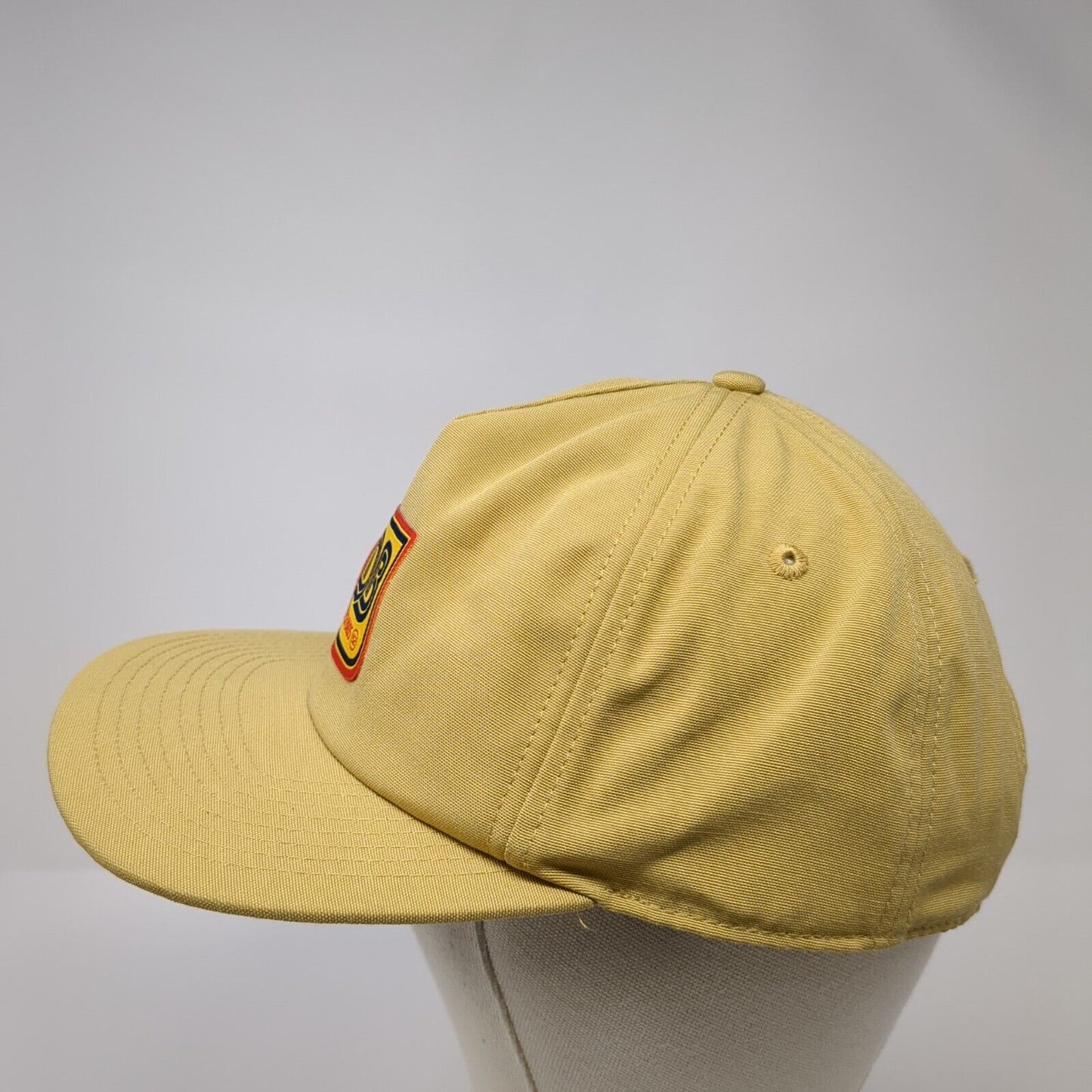 DB Dutch Bros 92 Snapback Hat Tan One Size Adjustable Embroidered Logo Rpet