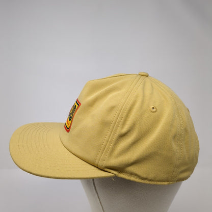 DB Dutch Bros 92 Snapback Hat Tan One Size Adjustable Embroidered Logo Rpet