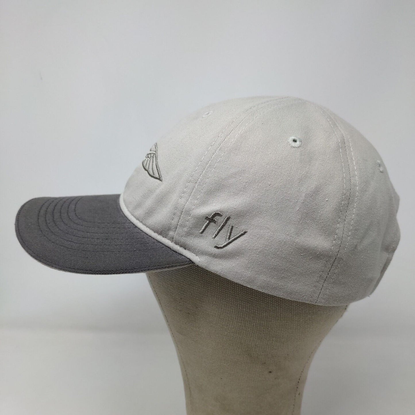 ADPA Men's Slideback Hat Gray Adjustable Embroidered Logo 100% Cotton