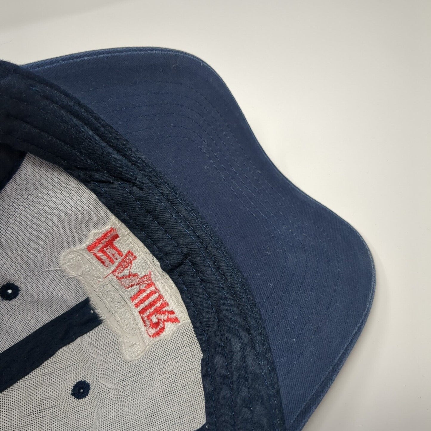 Western Idaho Fair 2017 Strapback Trucker Hat Blue One Size Mesh Back