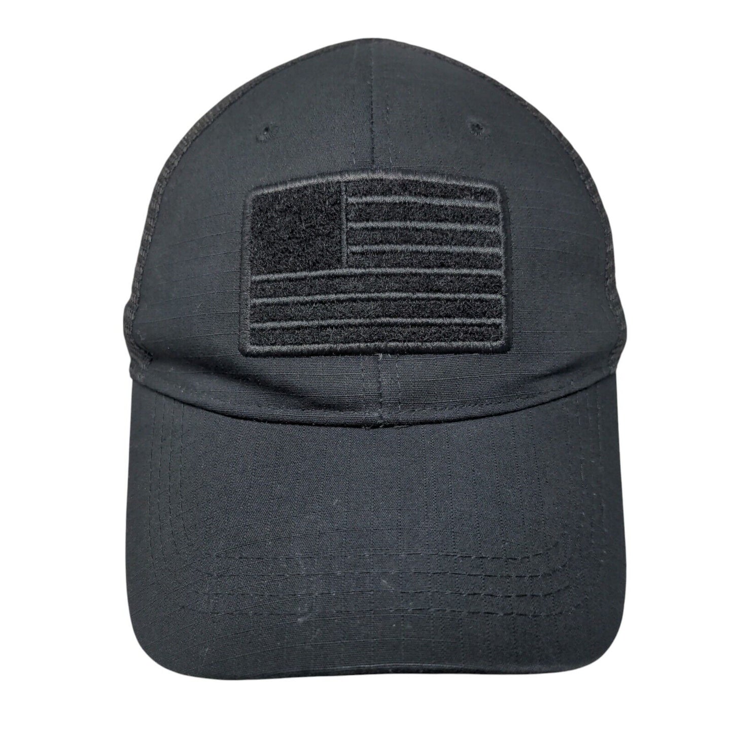 American Flag Snapback Trucker Hat Black OS Mesh Patriotic Highland Tactical