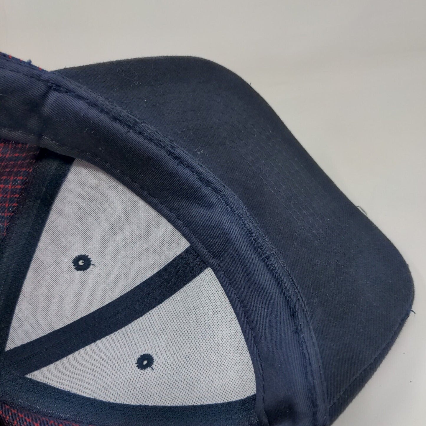 Toppers Strapback Hat Multicolor OSFA Adjustable Plaid Vent Holes