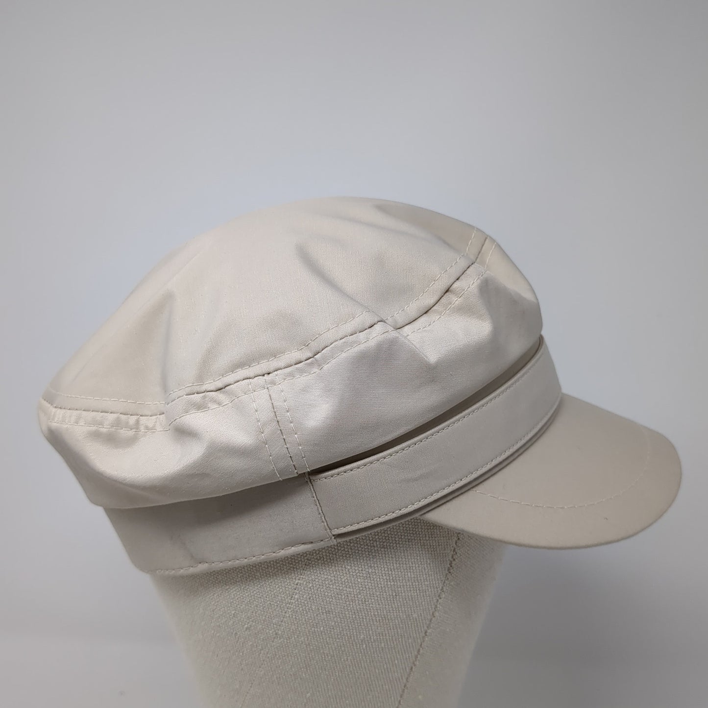 Unbranded Cadet Army Cap Beige One Size Lightweight Military Blank