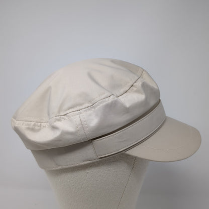 Unbranded Cadet Army Cap Beige One Size Lightweight Military Blank