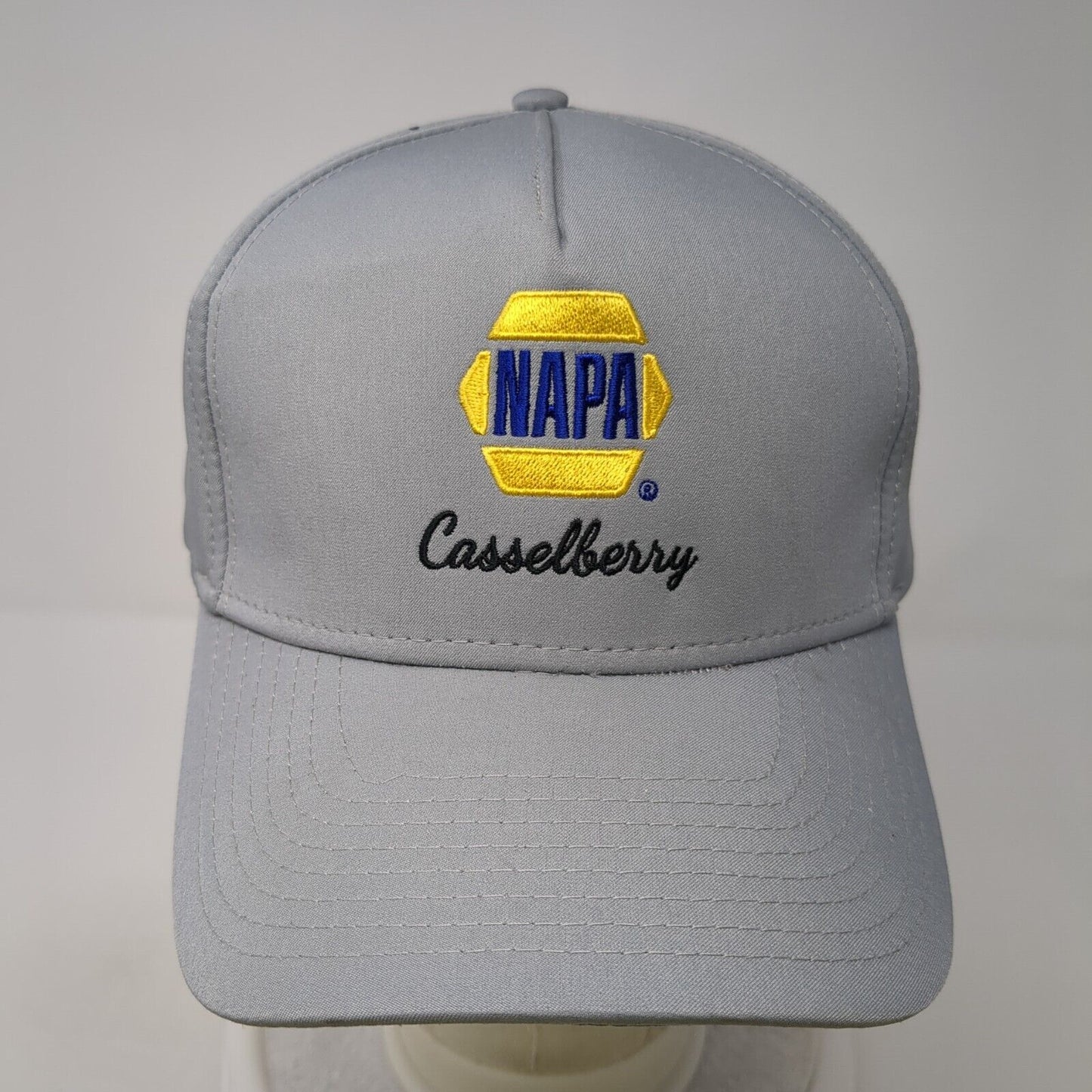 NAPA Casselberry Snapback Hat Gray One Size Adjustable Embroidered Hit Polyester
