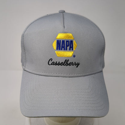 NAPA Casselberry Snapback Hat Gray One Size Adjustable Embroidered Hit Polyester