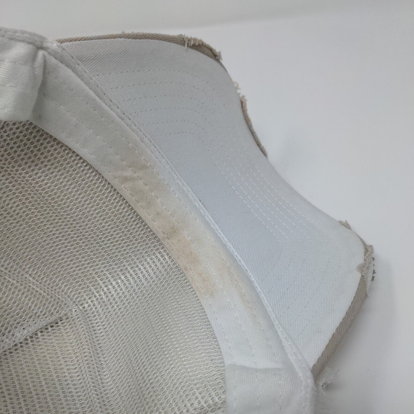 Time Two Change Snapback Trucker Hat Tan OSFA Mesh Back Flower Rhinestone