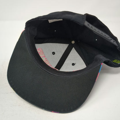 Top of the World Snapback Black Multicolor One Size Flat Brim Hager Hat