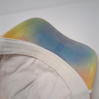 Malibu Snapback Rope Hat Multi One Size Adjustable Tie Dye Embroidered