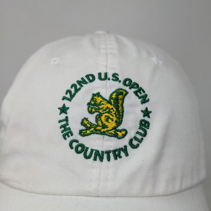 USGA Men's Strapback Hat White Adjustable Embroidered 122nd US Open Logo