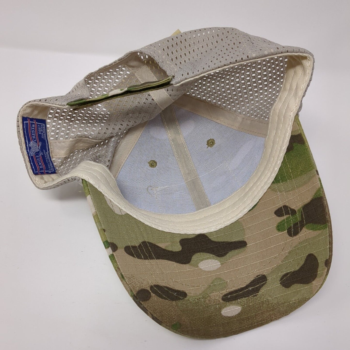 Eagle Crest Strapback Trucker Hat Camouflage One Size Adjustable Mesh Back