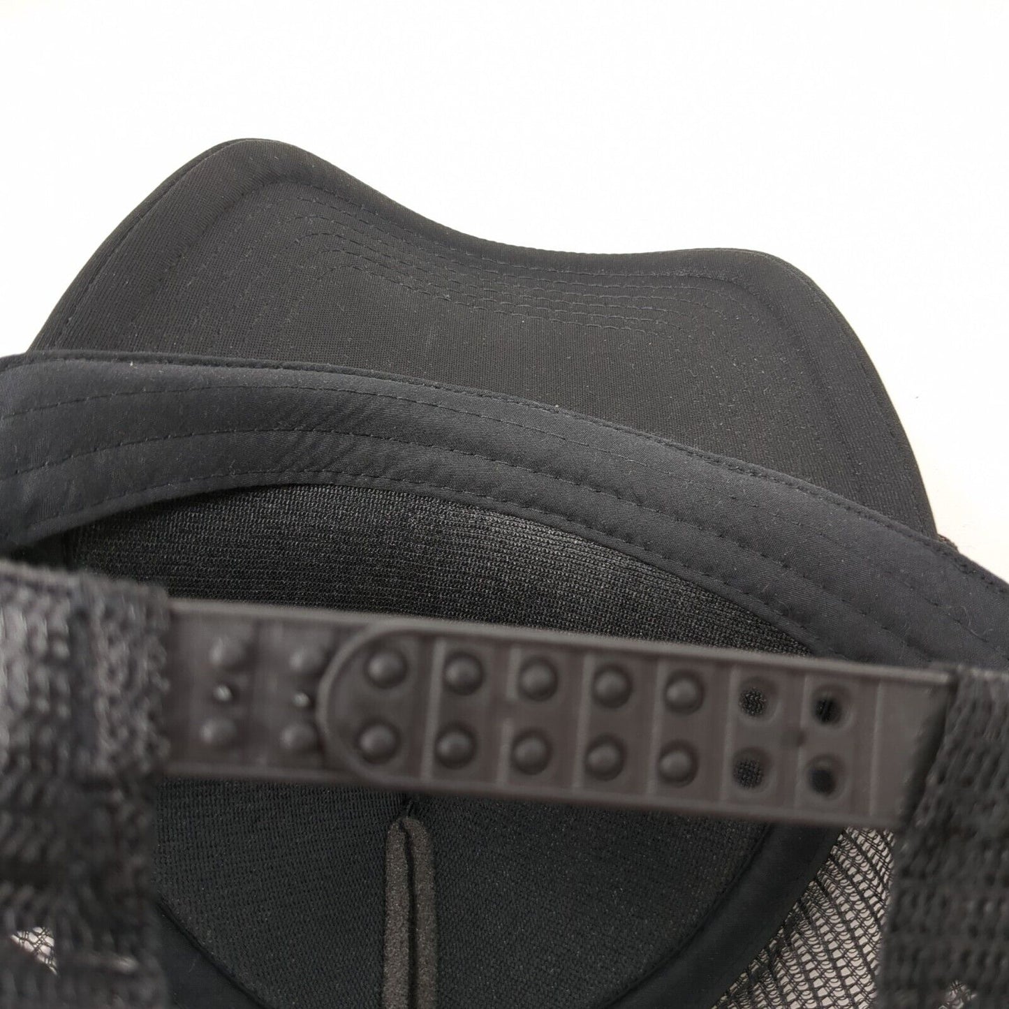 Intrepid Clothing Co. Snapback Trucker Hat Black OSFA Adjustable Mesh Back Rope