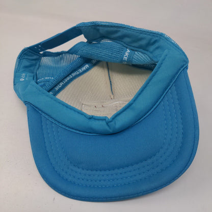 Bumble Bff Snapback Trucker Hat Blue One Size Adjustable Mesh Back Rope