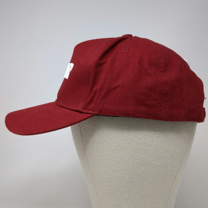 QFA 5 Panel Red Hat One Size Official Qatar Football Association Soccer Cap