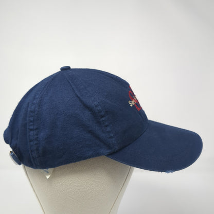 SF San Francisco Slideback Hat Blue One Size Adjustable Embroidered