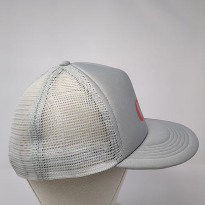 Diet Coke Snapback Mesh Back Trucker Hat Gray One Size Solid Outdoor