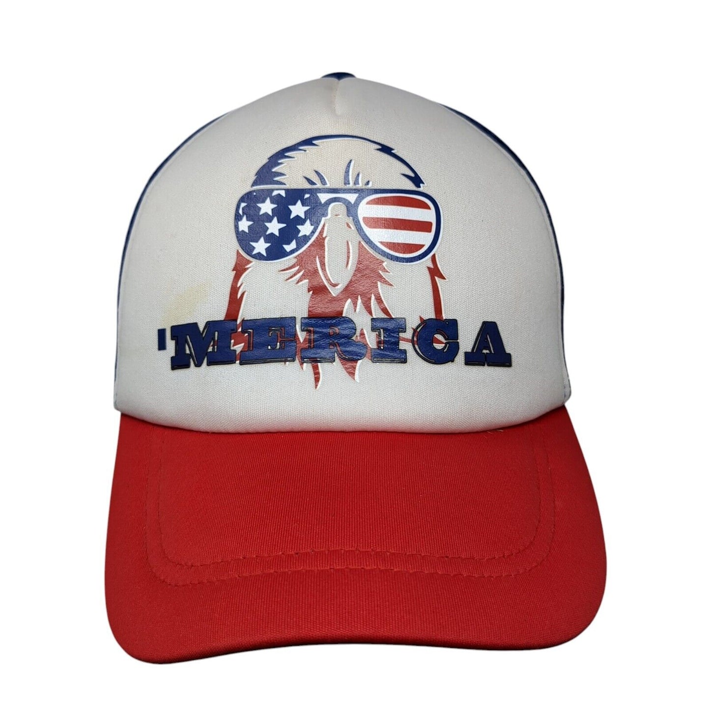 Way To Celebrate Patriotic Eagle Trucker Hat Multicolor OSFA 'Merica