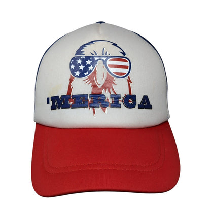 Way To Celebrate Patriotic Eagle Trucker Hat Multicolor OSFA 'Merica