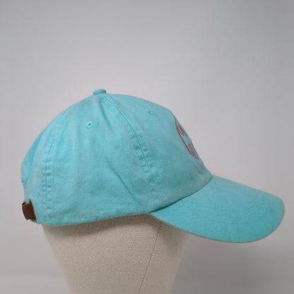 Monogram Slideback Hat Blue One Size Adjustable Embroidered 6 Panel Adams