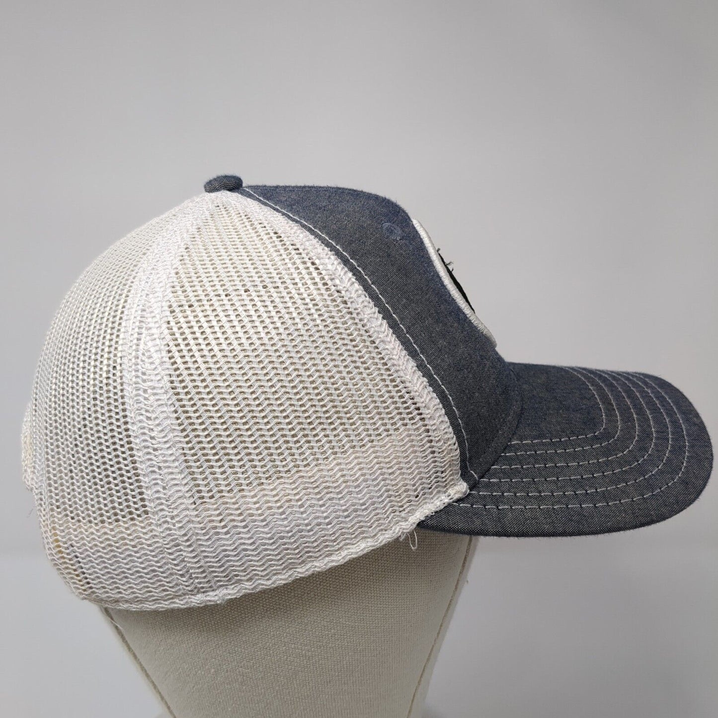 Sia's Italian Ice Snapback Mesh Back Trucker Hat Gray One Size Otto