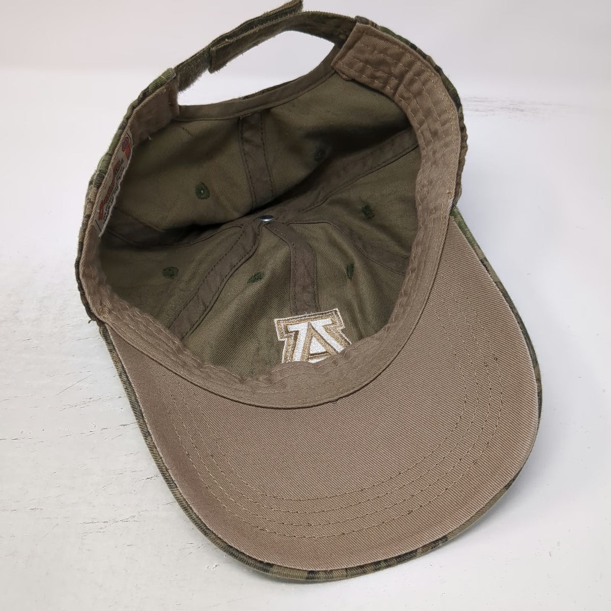 Captivating Headgear Arizona Wildcats NCAA Baseball Cap Brown Camo One Size Hat