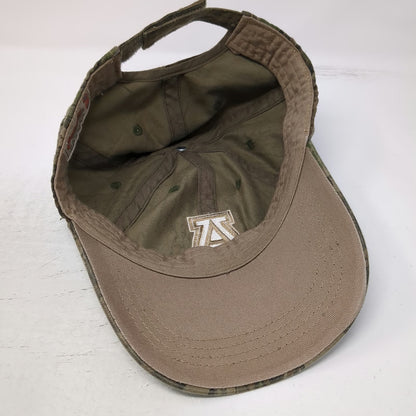 Captivating Headgear Arizona Wildcats NCAA Baseball Cap Brown Camo One Size Hat