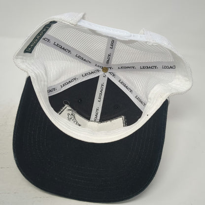 Legacy Mack Trucks Bulldog Logo Trucker Hat Black One Size Mesh Snapback Rope