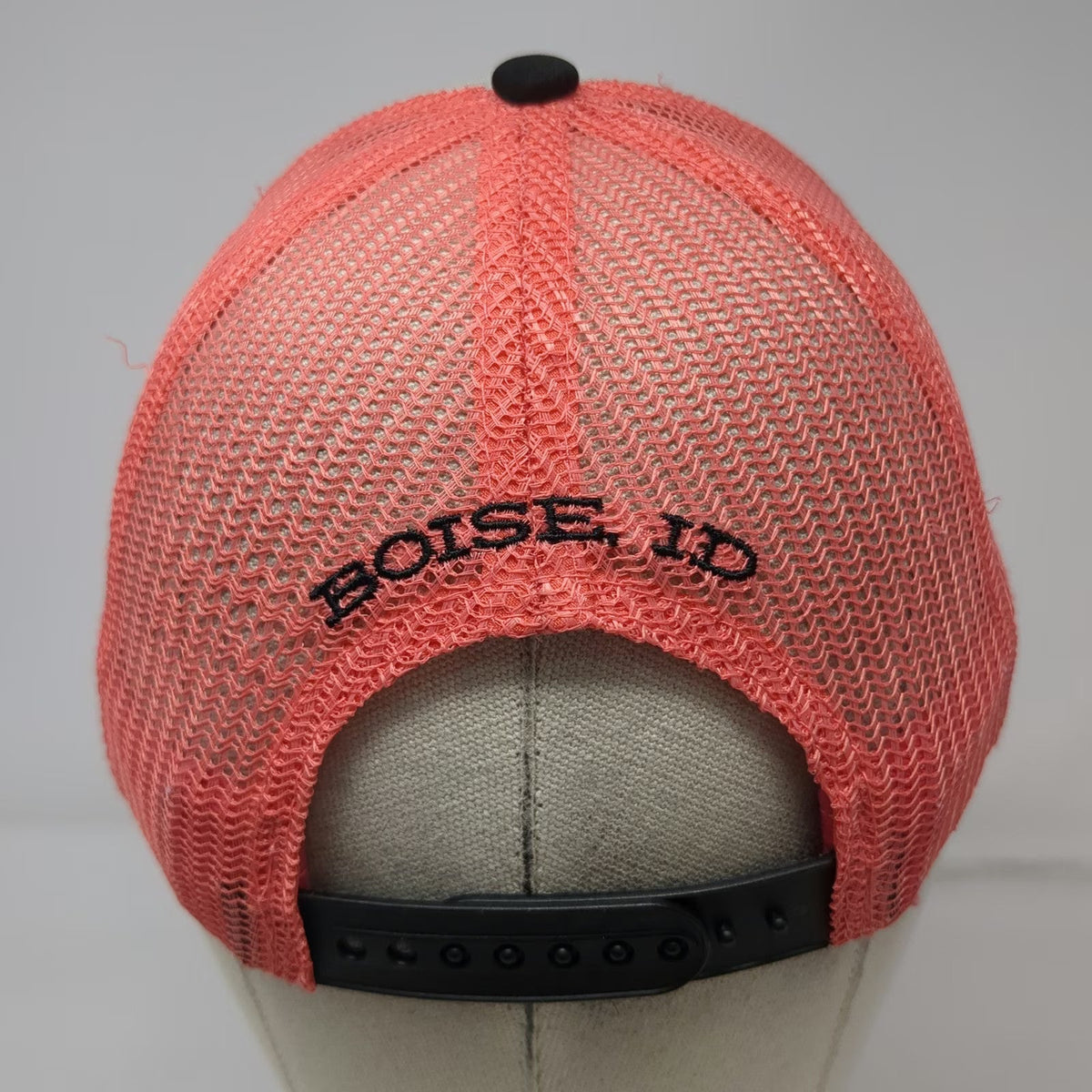 Brewery Branding Co. Trucker Hat Gray Orange One Size Barbarian Brewing Boise ID