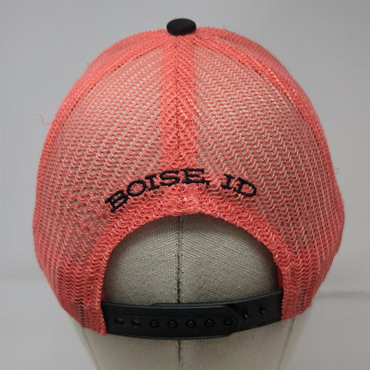 Brewery Branding Co. Trucker Hat Gray Orange One Size Barbarian Brewing Boise ID