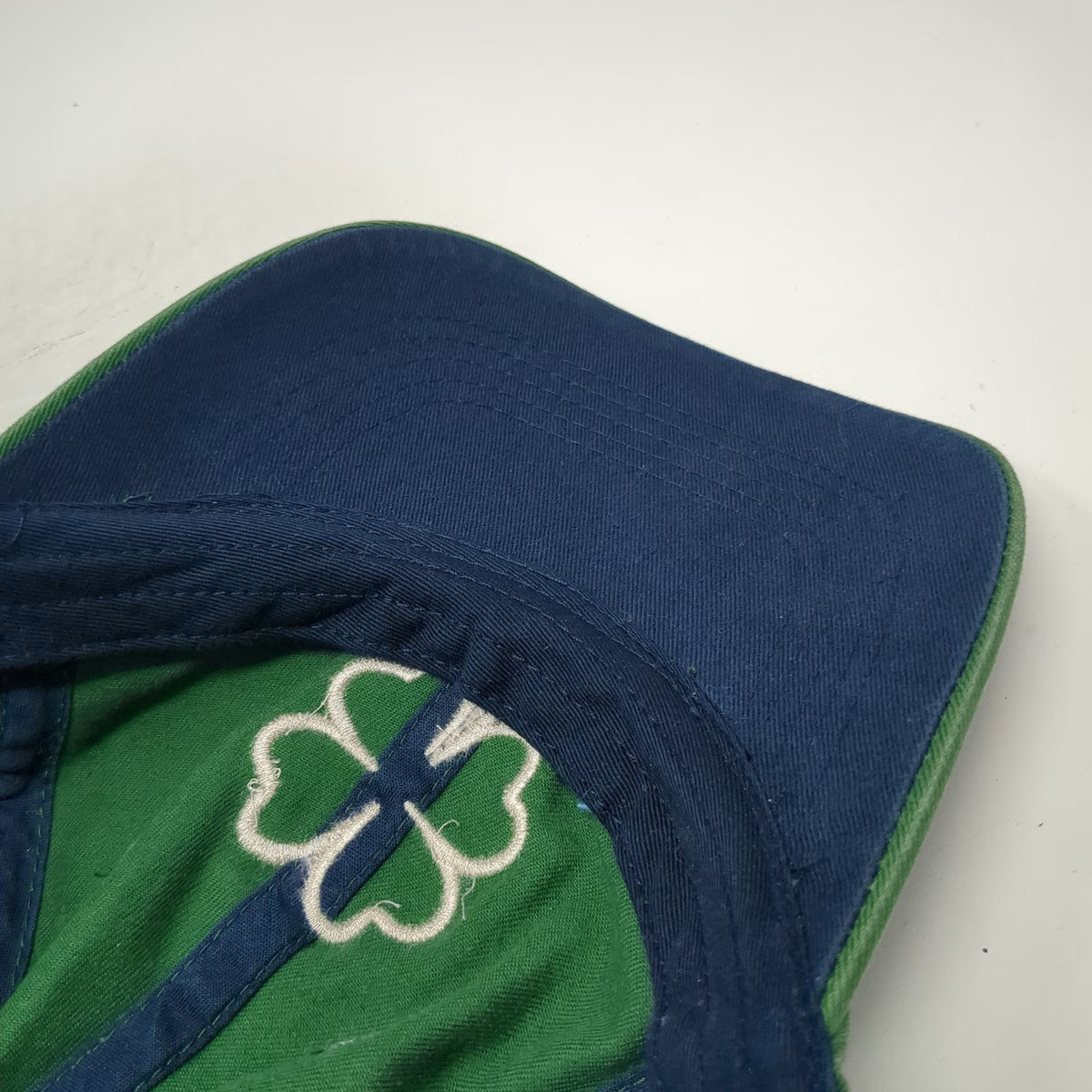 ANOMA Baseball Cap Green Blue White One Size Ireland Shamrock Strapback Hat