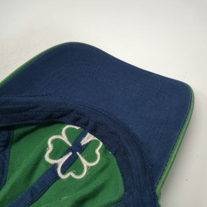 ANOMA Baseball Cap Green Blue White One Size Ireland Shamrock Strapback Hat