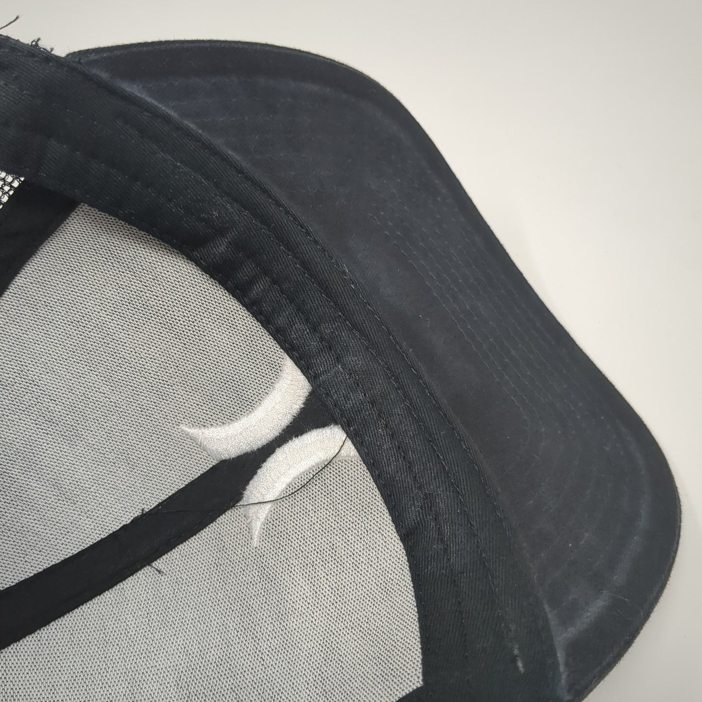 Hurley Snapback Mesh Back Trucker Hat Black One Size Embroidered Logo