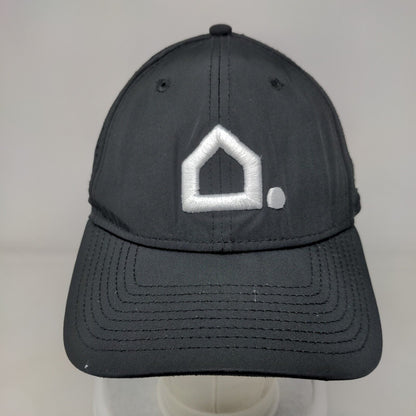 Vivint Strapback Hat Black OSFM Embroidered Laser Cut New Era 9Forty