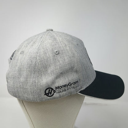 Tricorp MoneyGram Haas F1 Team 5 Panel Hat Gray Black One Size Slideback Racing